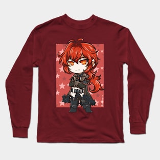 Chibi Diluc Long Sleeve T-Shirt